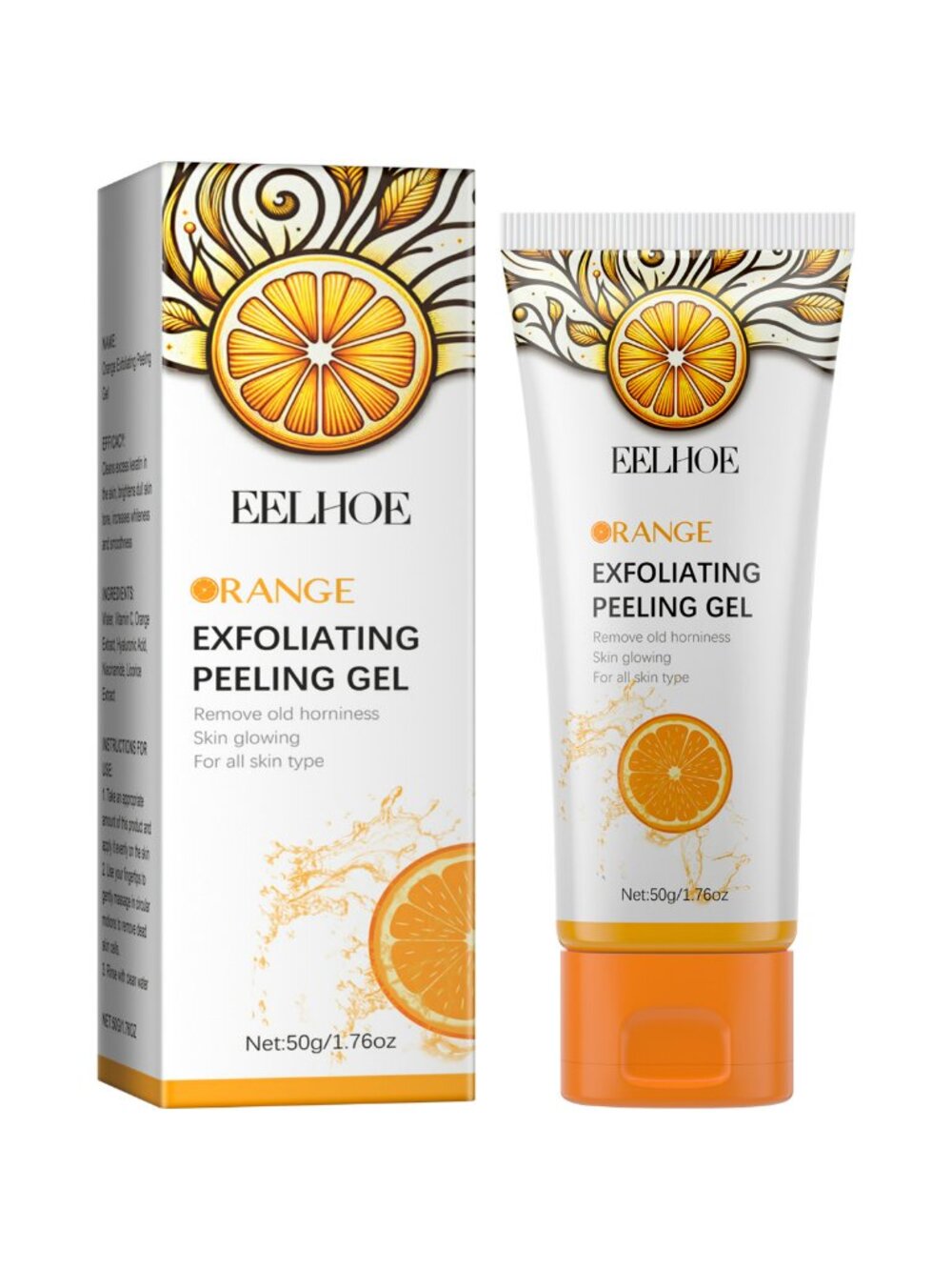 Exfoliating Gel For Deep Cleansing, Blackheads, Moisturizing Skin, Brightening